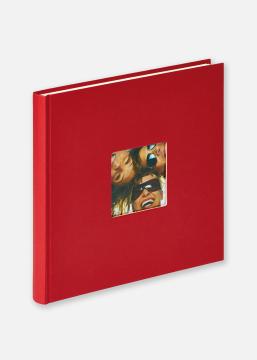 Fun Album Rouge - 26x25 cm (40 pages blanches / 20 feuilles)