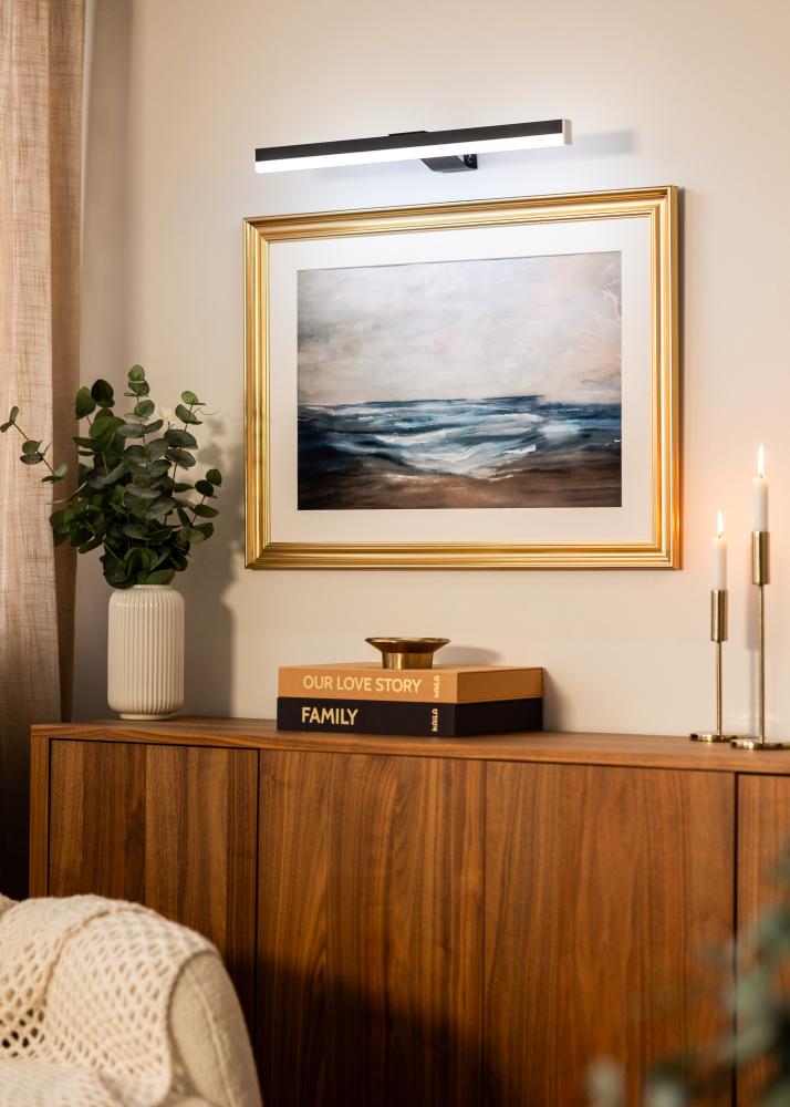 KAILA Radiate Cadre lumineux à piles 55 cm - Noir