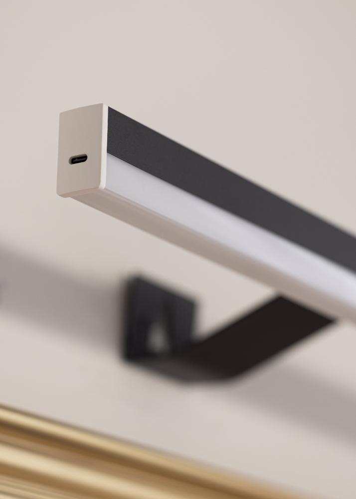 KAILA Radiate Cadre lumineux à piles 55 cm - Noir