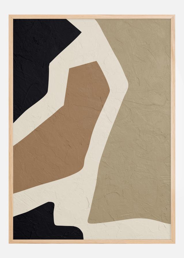 Minimalistisk Art Beige Poster