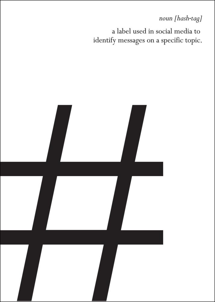 Hashtag Poster
