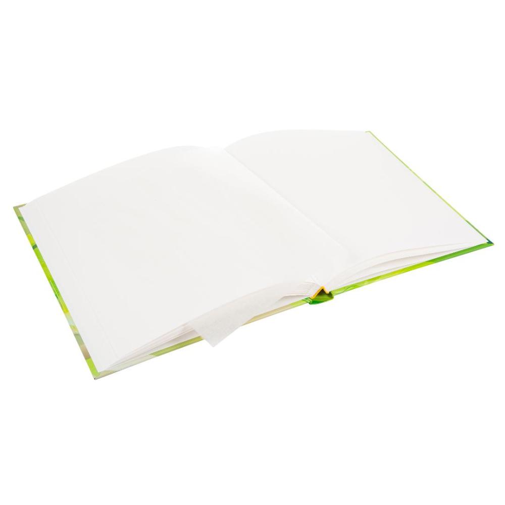 Panda Album photo Vert - 30x31 cm (60 pages blanches / 30 feuilles)