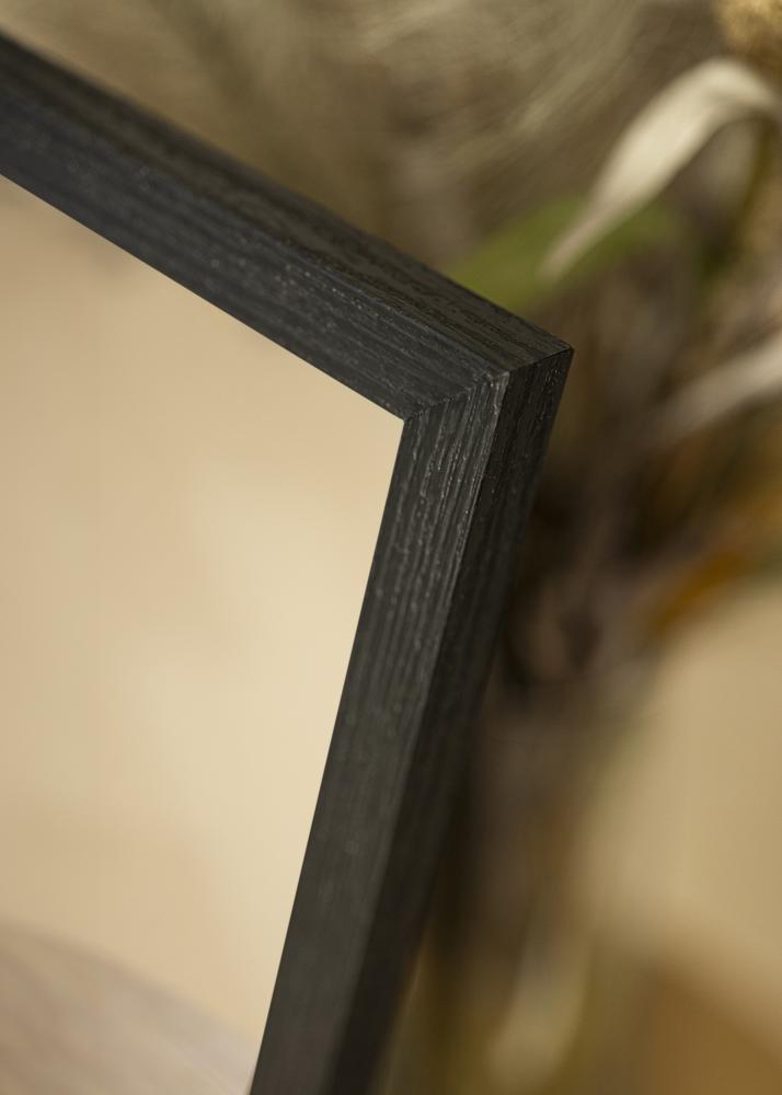 Miroir Devon Noir - Sur mesure