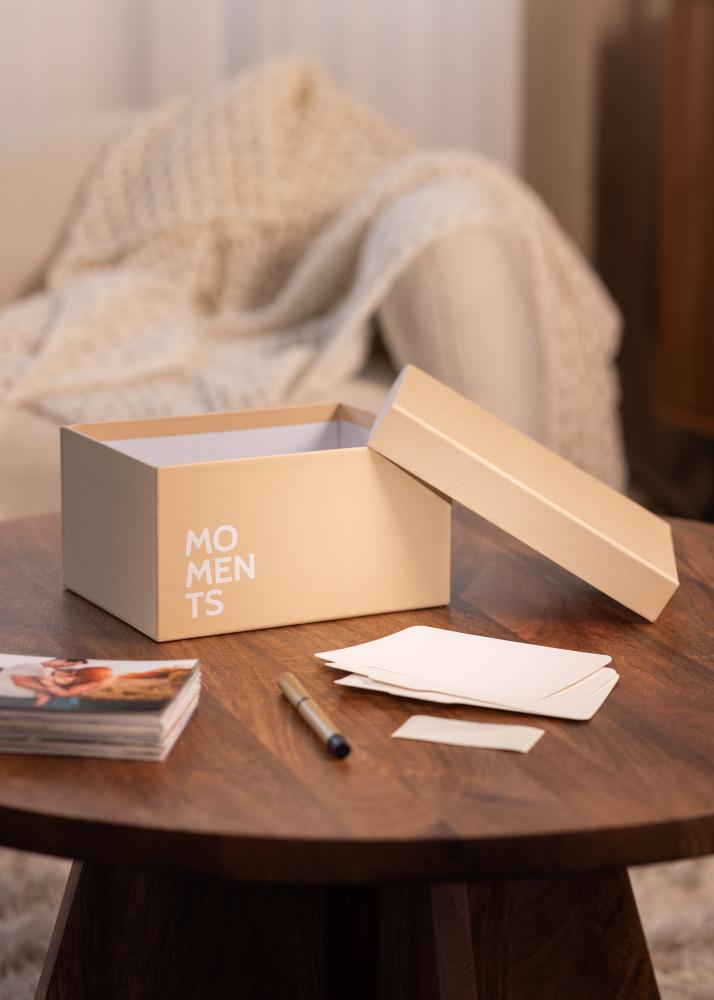 KAILA MOMENTS Boîte à photos (700 photos en 10x15 cm) - Crème