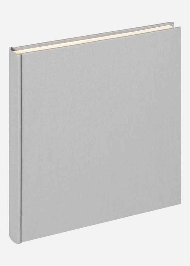 Cloth Album Gris - 22,5x24 cm (40 Pages blanches / 20 Feuilles)