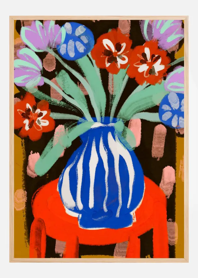 Floral still life no 2 Poster