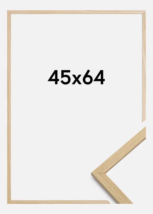 Cadre Edsbyn Verre Acrylique Chêne 45x64 cm