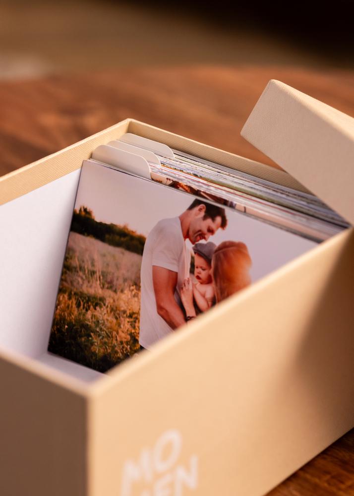 KAILA MOMENTS Boîte à photos (700 photos en 10x15 cm) - Crème