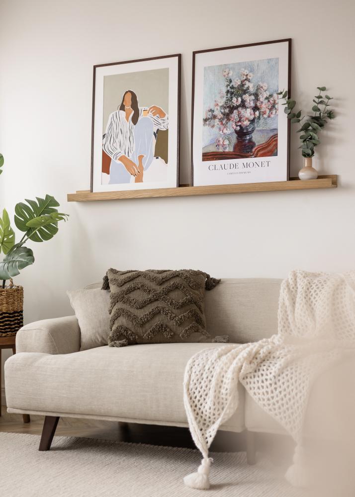 KAILA Étagère Photo Chêne 140 cm