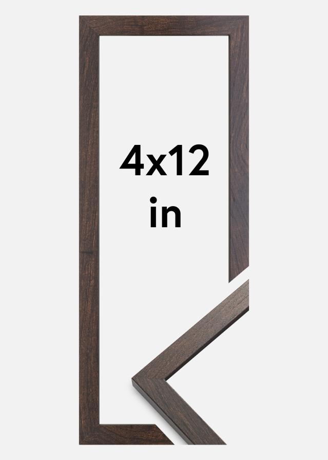 Cadre Trendy Verre Acrylique Noyer 4x12 inches (10,16x30,5 cm)