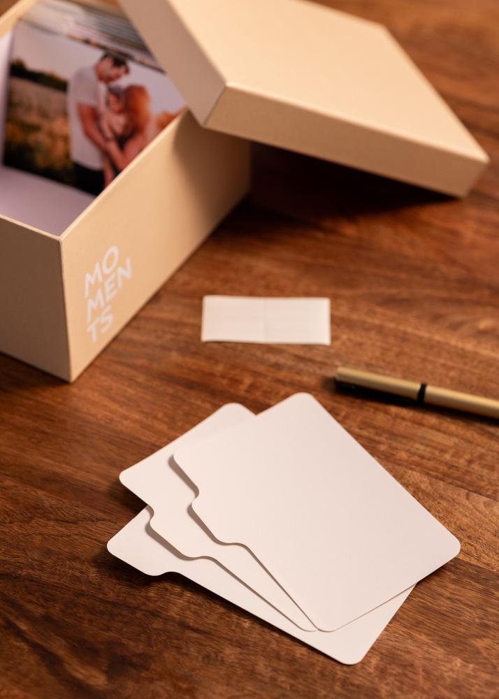 KAILA MOMENTS Boîte à photos (700 photos en 10x15 cm) - Crème