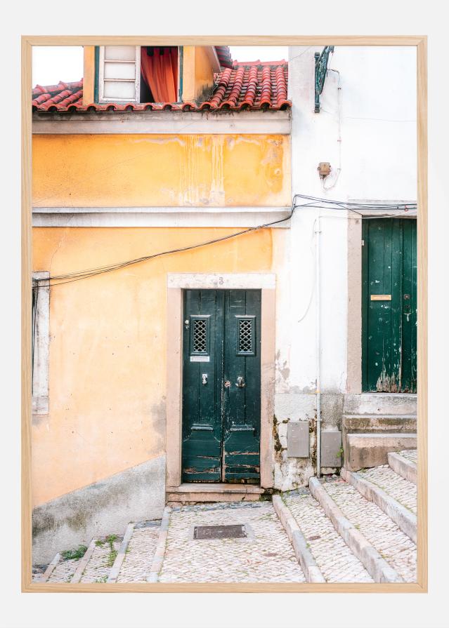 Lisbon Door Poster