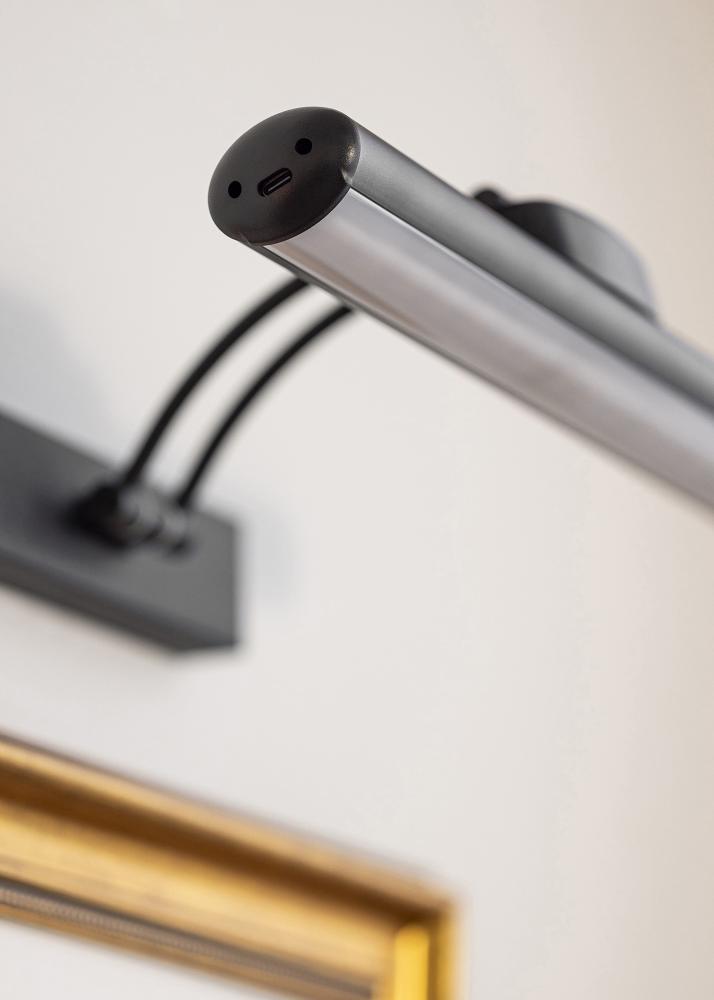 KAILA Lustre Cadre à piles pour tableaux 32 cm - Noir