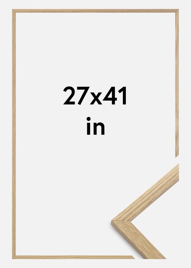 Cadre Trendy Verre Acrylique Chêne 27x41 inches (68,58x104,14 cm)