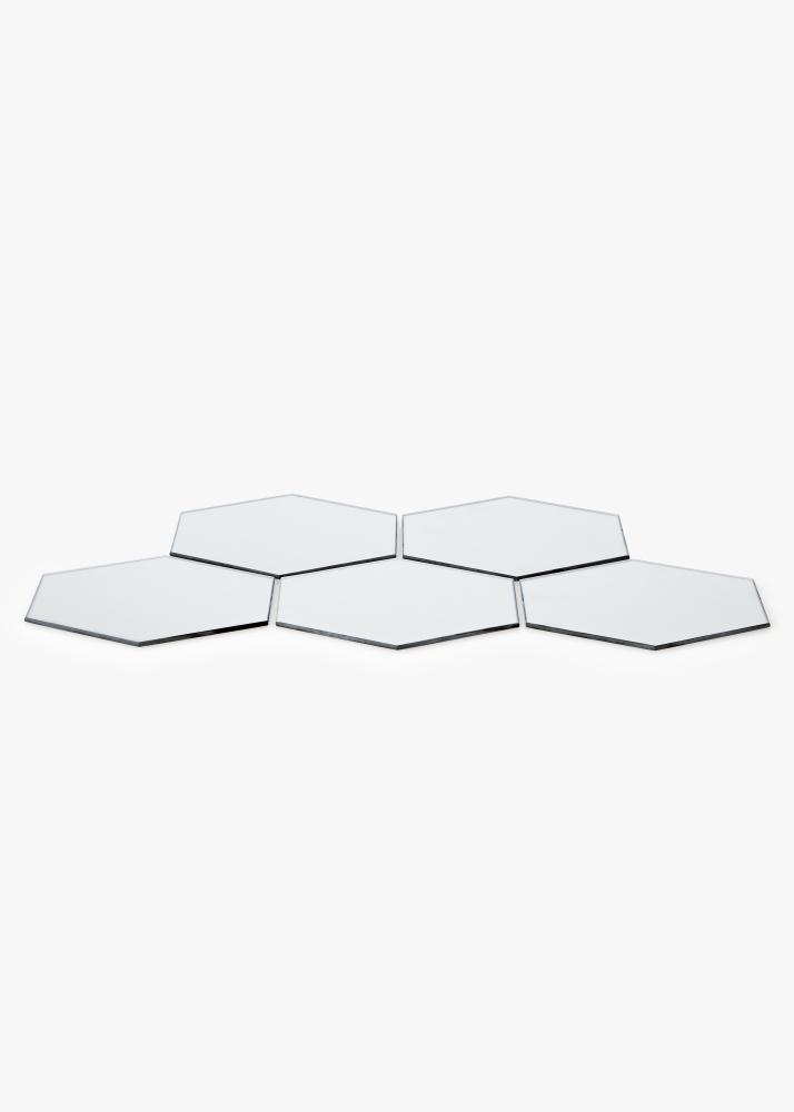 KAILA Miroir Hexagon 18x21 cm - 5-pack