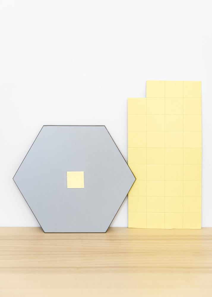 KAILA Miroir Hexagon 18x21 cm - 5-pack