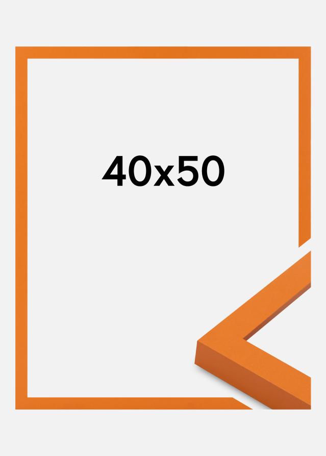 Cadre Selection Verre Acrylique Orange 40x50 cm