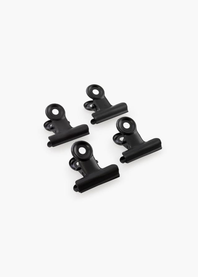 KAILA Poster Clip Black 30 mm - 4-p