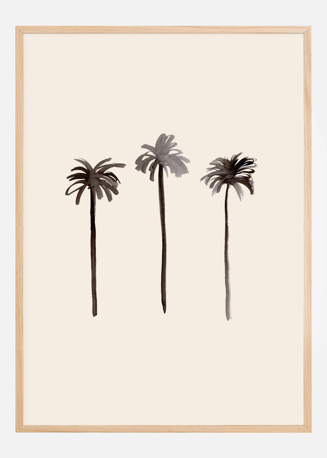 Product Image for Palm Trees Ink Poster (21x29.7 cm (A4))