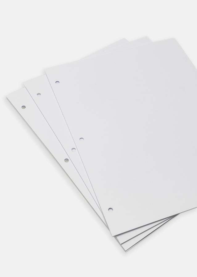 Pages pour album photo KAILA Coffee Table Photo Album - Lot de 10 pages blanches