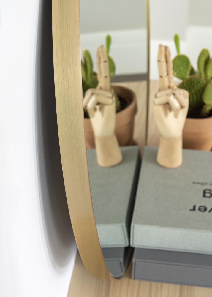 Miroir Vendela Laiton diamètre 80 cm