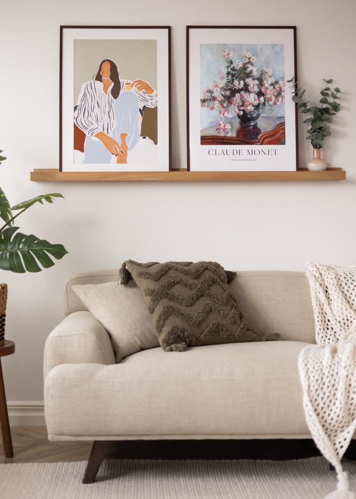 KAILA Étagère Photo Chêne 140 cm