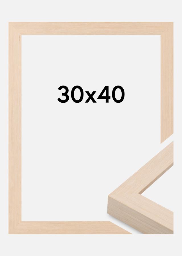 Cadre Cotswold Verre Acrylique Ivoire 30x40 cm