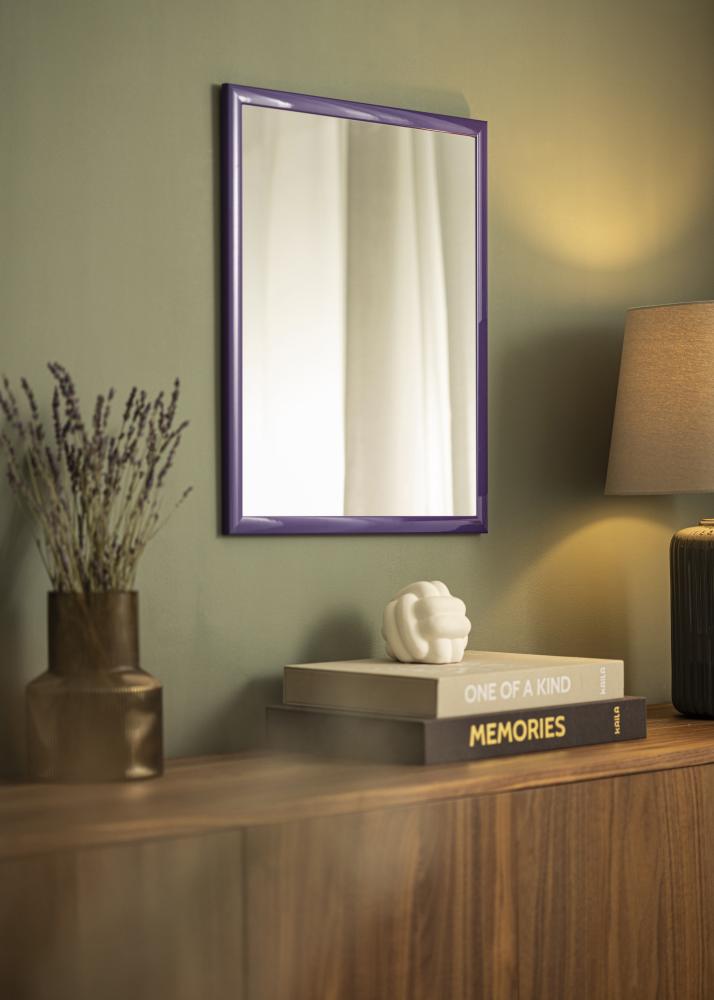 Miroir Dorset Violet - Sur mesure