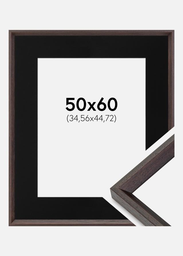 Cadre Globe Expresso 50x60 cm - Passe-partout Noir 14x18 pouces