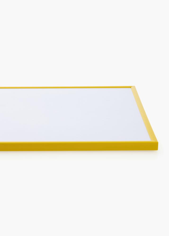 Cadre New Lifestyle Jaune 70x100 cm - Passe-partout Blanc 61x91,5 cm