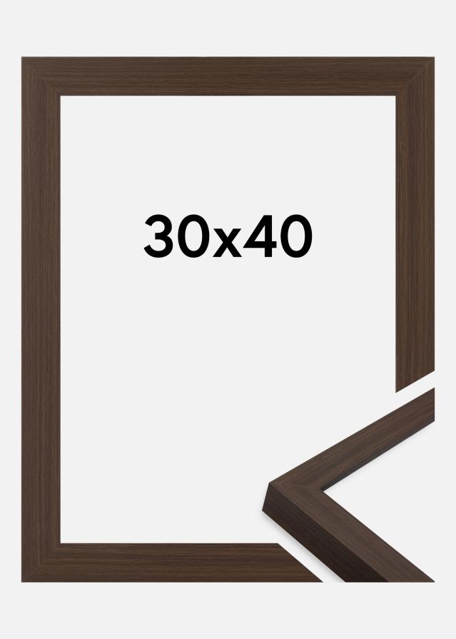 Cadre Wells Verre Acrylique Brun 30x40 cm