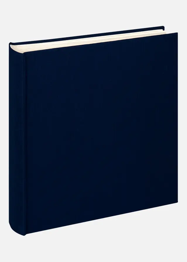 Cloth Album Bleu - 28x29 cm (100 Pages blanches / 50 Feuilles)