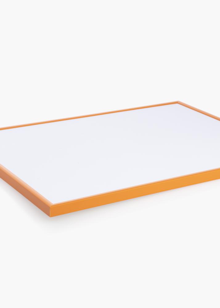 Cadre New Lifestyle Orange clair 70x100 cm - Passe-partout Blanc 62x85 cm