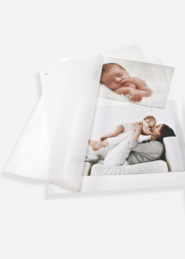 Feuilles d'album A4 - 20 feuilles blanches