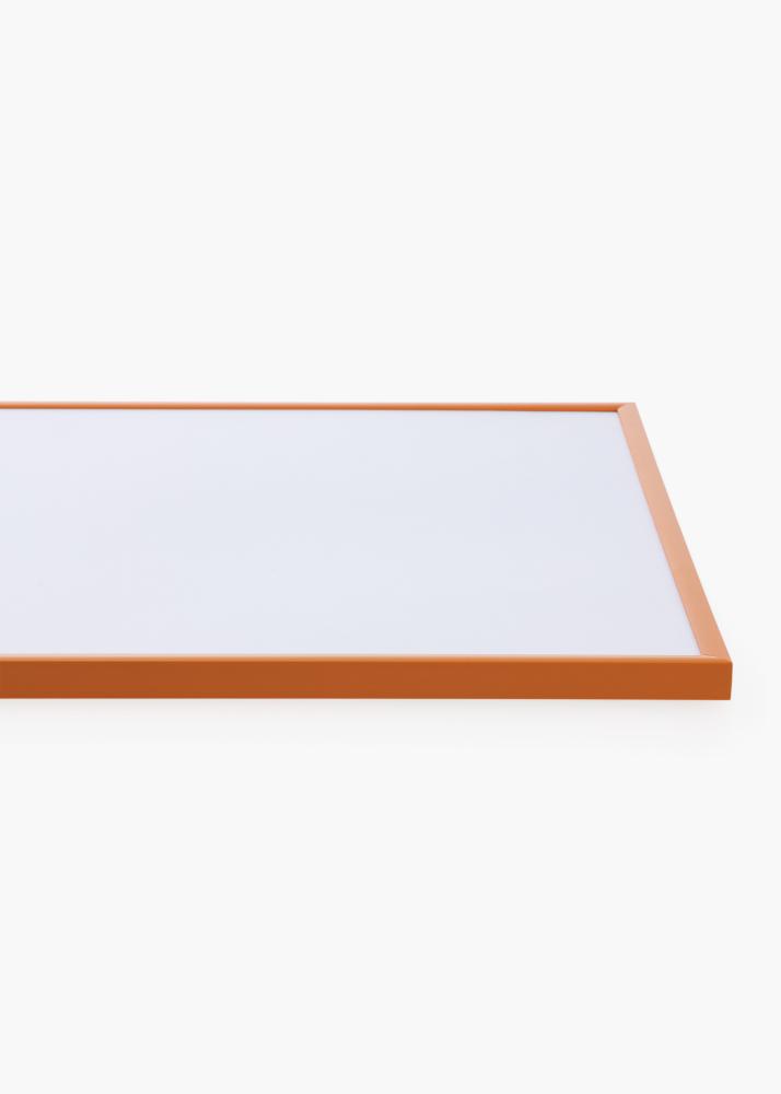 Cadre New Lifestyle Orange clair 70x100 cm - Passe-partout Blanc 62x85 cm