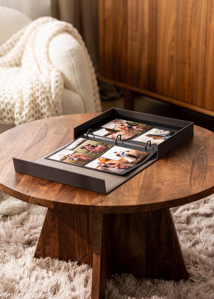 KAILA FAMILY Black - Coffee Table Photo Album (60 Pages Noires)