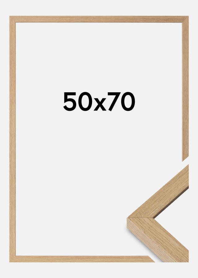 Cadre Hermes Verre acrylique Natural Oak 50x70 cm