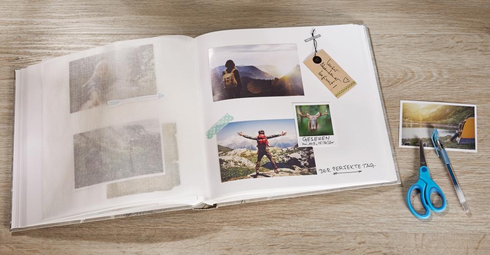 Cosenza Album Marron - 30x30 cm (60 pages blanches / 30 feuilles)