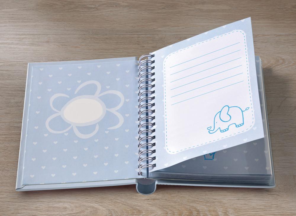 Baby Animal Bleu - 30 images en 11x15 cm