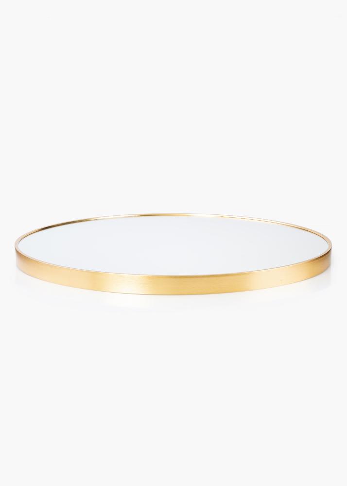 KAILA Miroir rond Edge Gold diamètre 100 cm