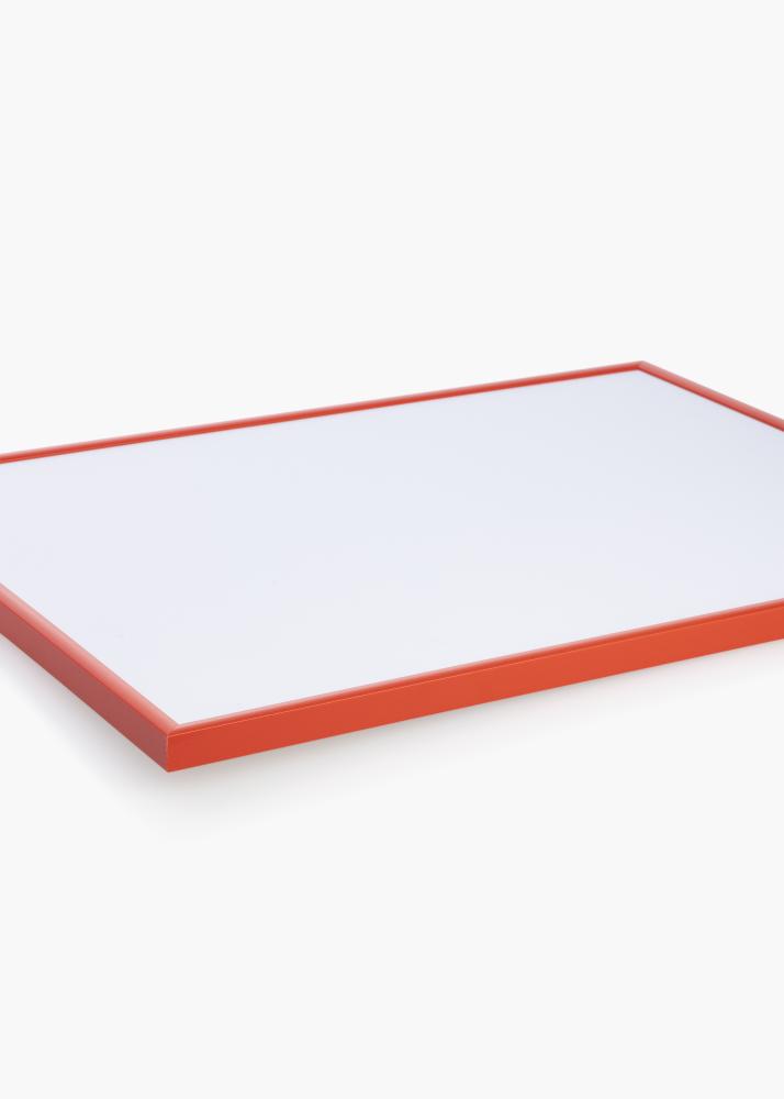 Cadre New Lifestyle Rouge clair 70x100 cm - Passe-partout Blanc 59,4x84 cm