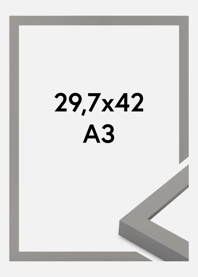 Cadre Selection Verre Acrylique Grey 29.7x42 cm (A3)