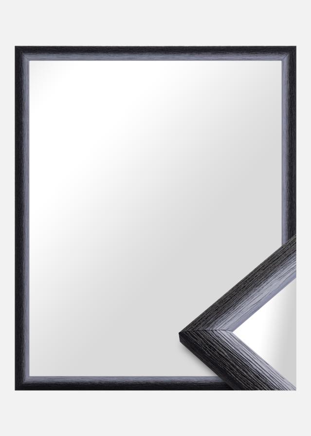 Miroir Cornwall Noir - Sur mesure