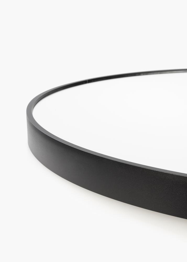 KAILA Miroir rond Edge Black diamètre 110 cm