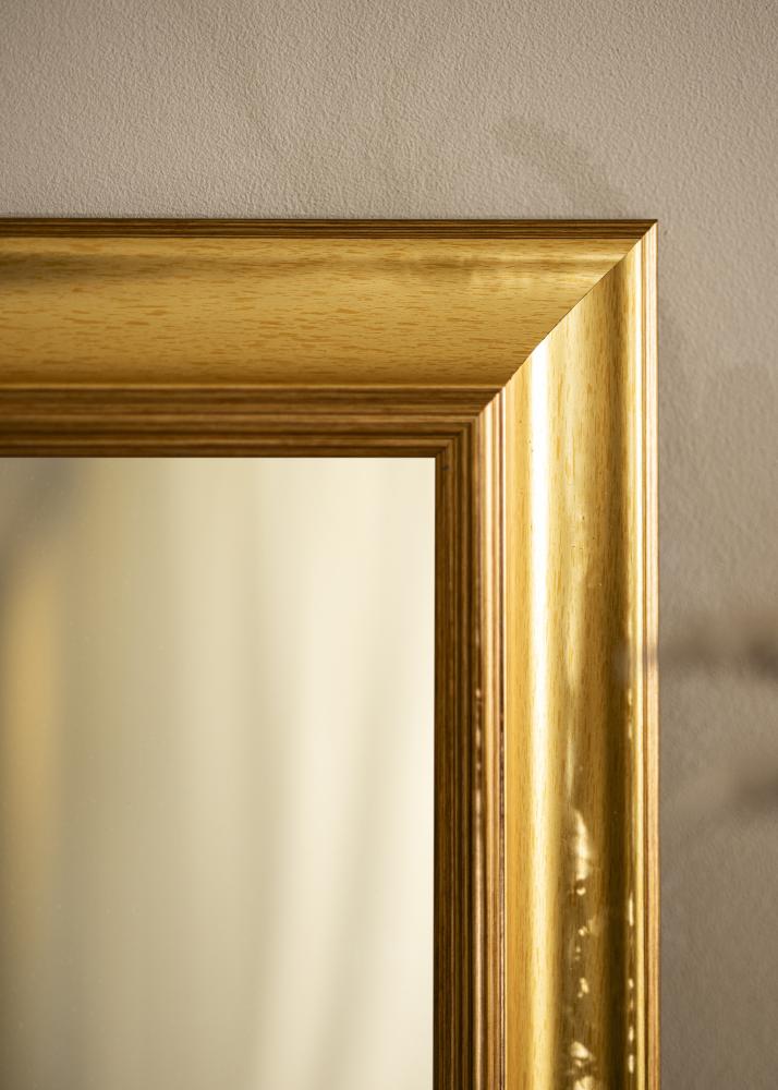 Miroir Hampshire Or - Sur mesure