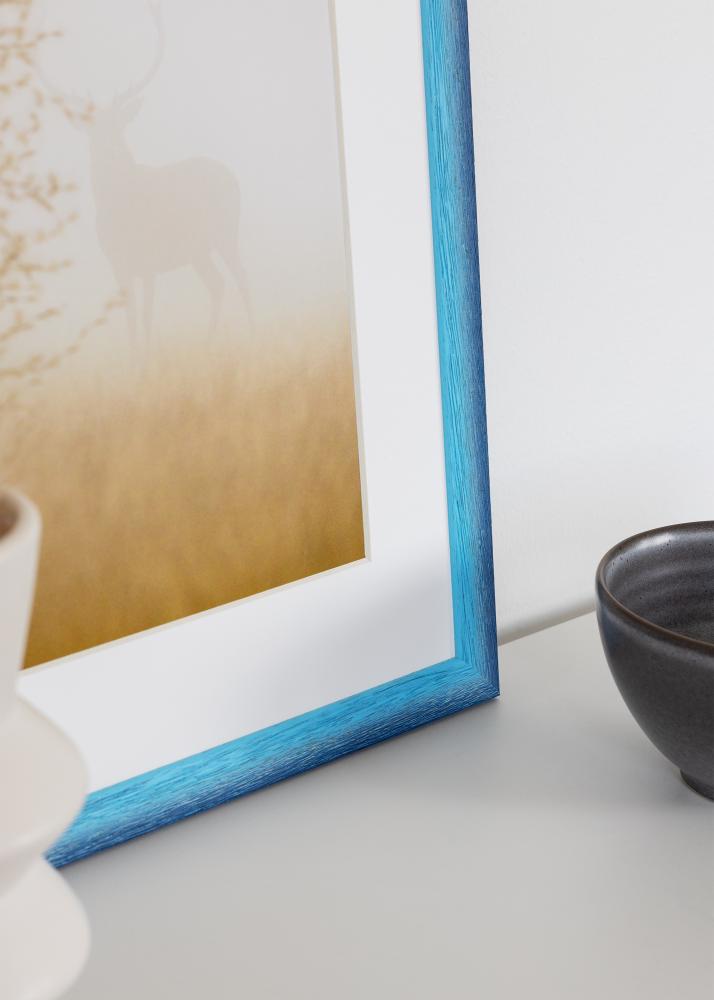 Cadre Cornwall Verre Acrylique Bleu Foncé 60x80 cm