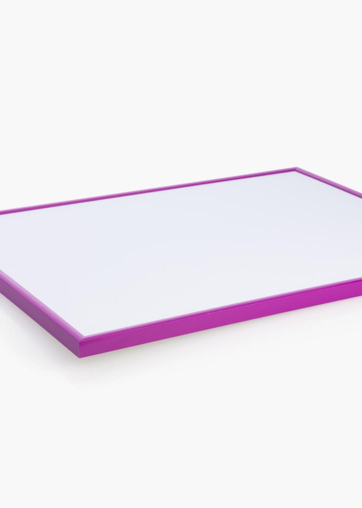 Cadre New Lifestyle Fuchsia 50x70 cm - Passe-partout Blanc 33x56 cm