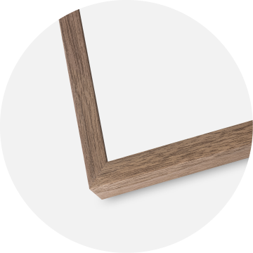 Cadre Soul Walnut Veneer 50x70 cm - Passe-partout Blanc 40x60 cm