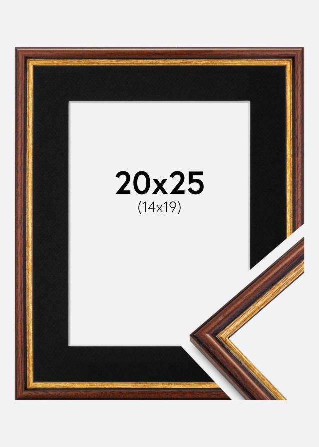 Cadre Horndal Marron 20x25 cm - Passe-partout Noir 15x20 cm