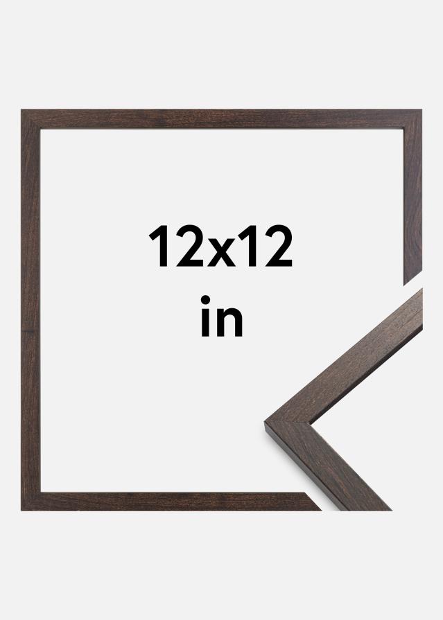 Cadre Trendy Verre Acrylique Noyer 12x12 inches (30,48x30,48 cm)